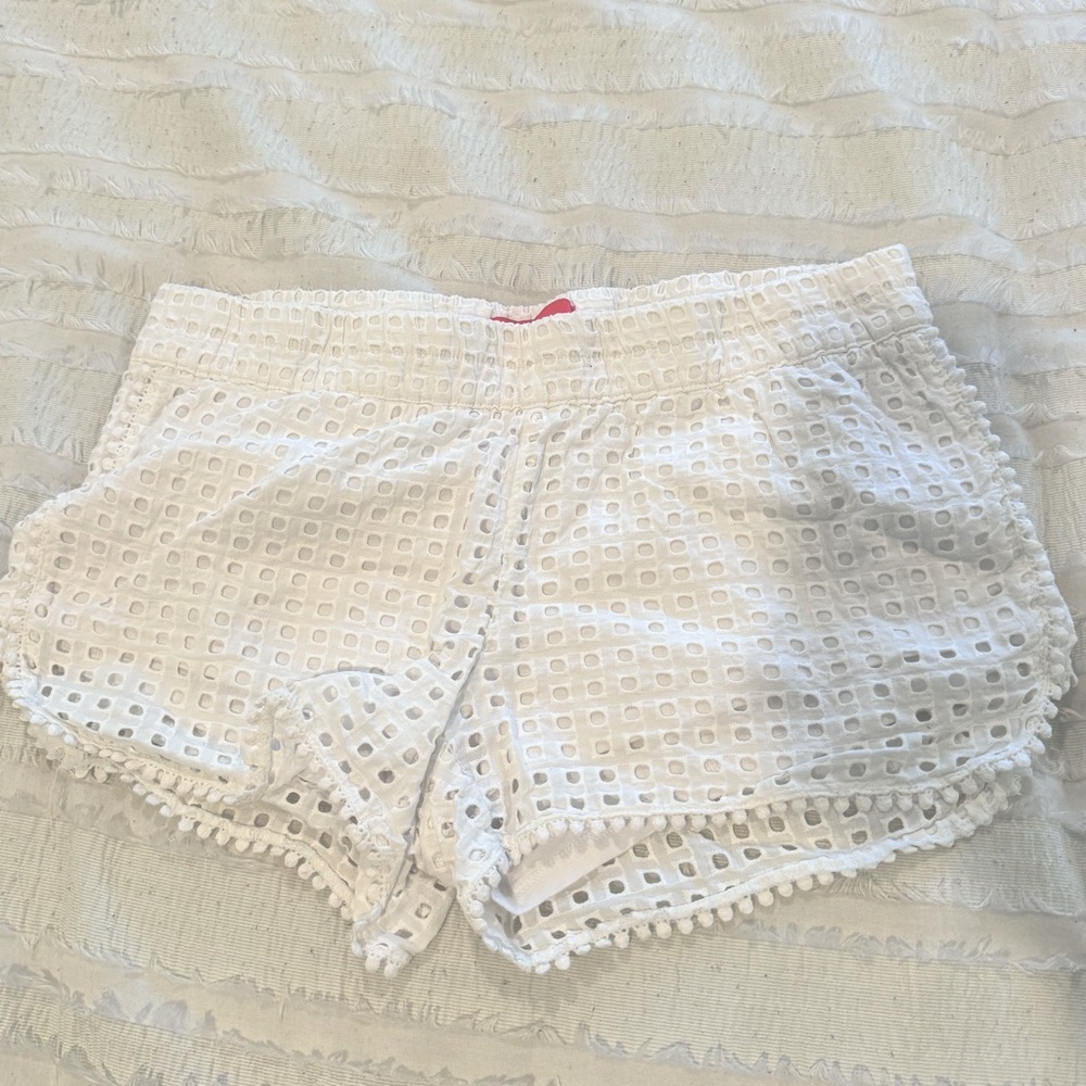 Lilly Pulitzer white eyelet shorts